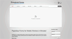 Desktop Screenshot of datadroid.com